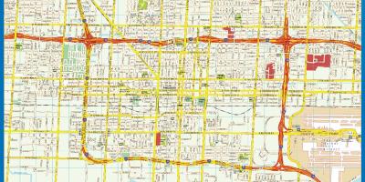 Mapa obchodů v Phoenix