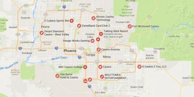 Mapa Phoenix casino