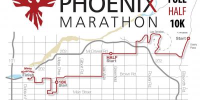 Mapa Phoenix maraton