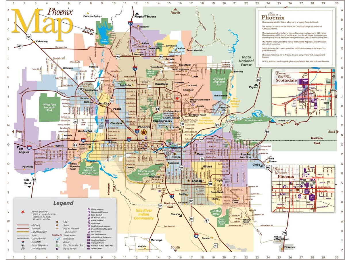Phoenix pivovaru mapě