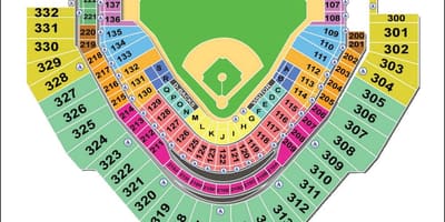 Mapa diamondbacks stadionu
