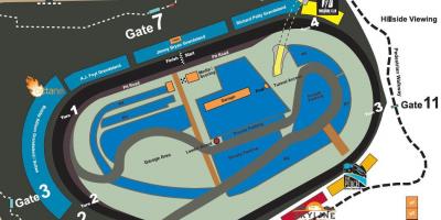 Phoenix raceway mapě