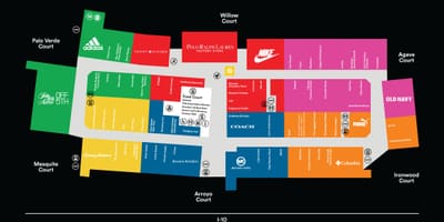 Phoenix premium outlet mapě