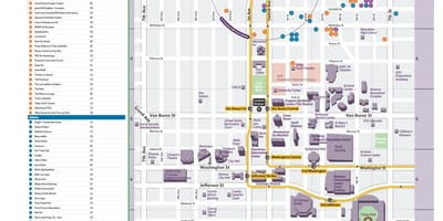Phoenix Valley metro mapa
