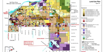 Phoenix az zónování mapa